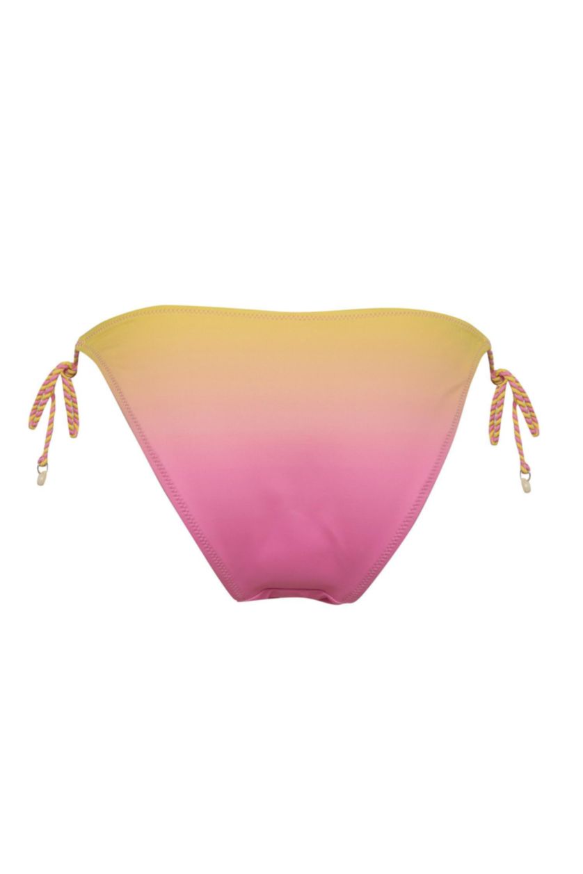 Kadın Açık Pembe Regular Fit Degrade Baskılı Bikini Altı