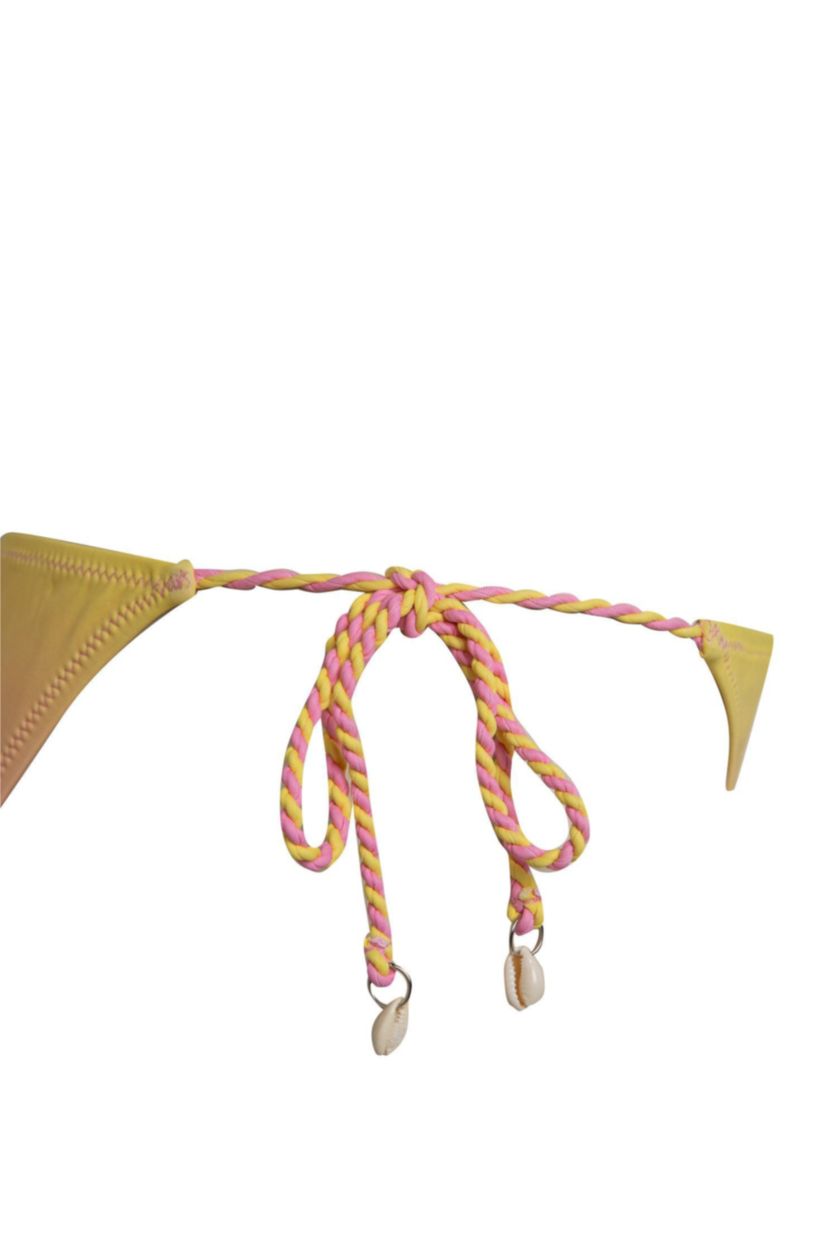 Kadın Açık Pembe Regular Fit Degrade Baskılı Bikini Altı