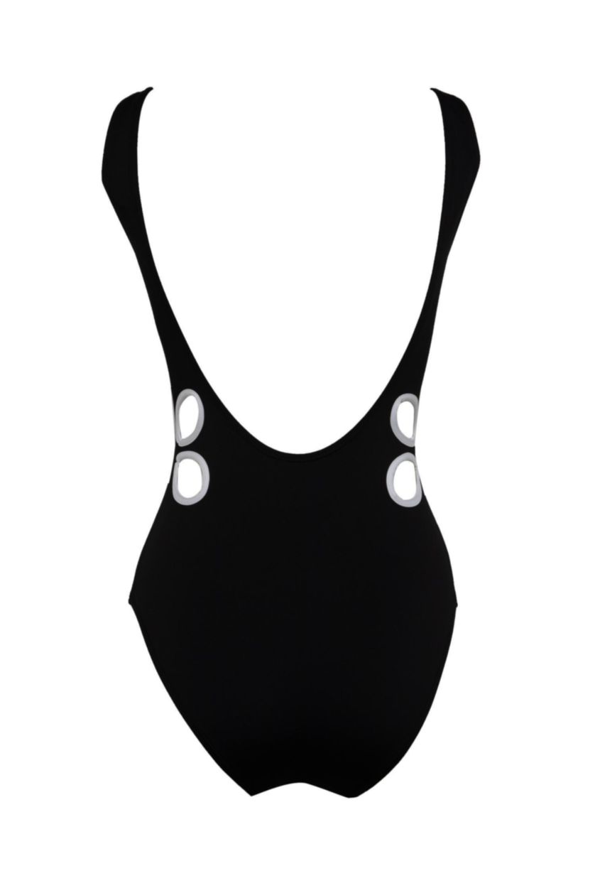 Kadın Siyah Regular Fit Mayo-Fall in Love