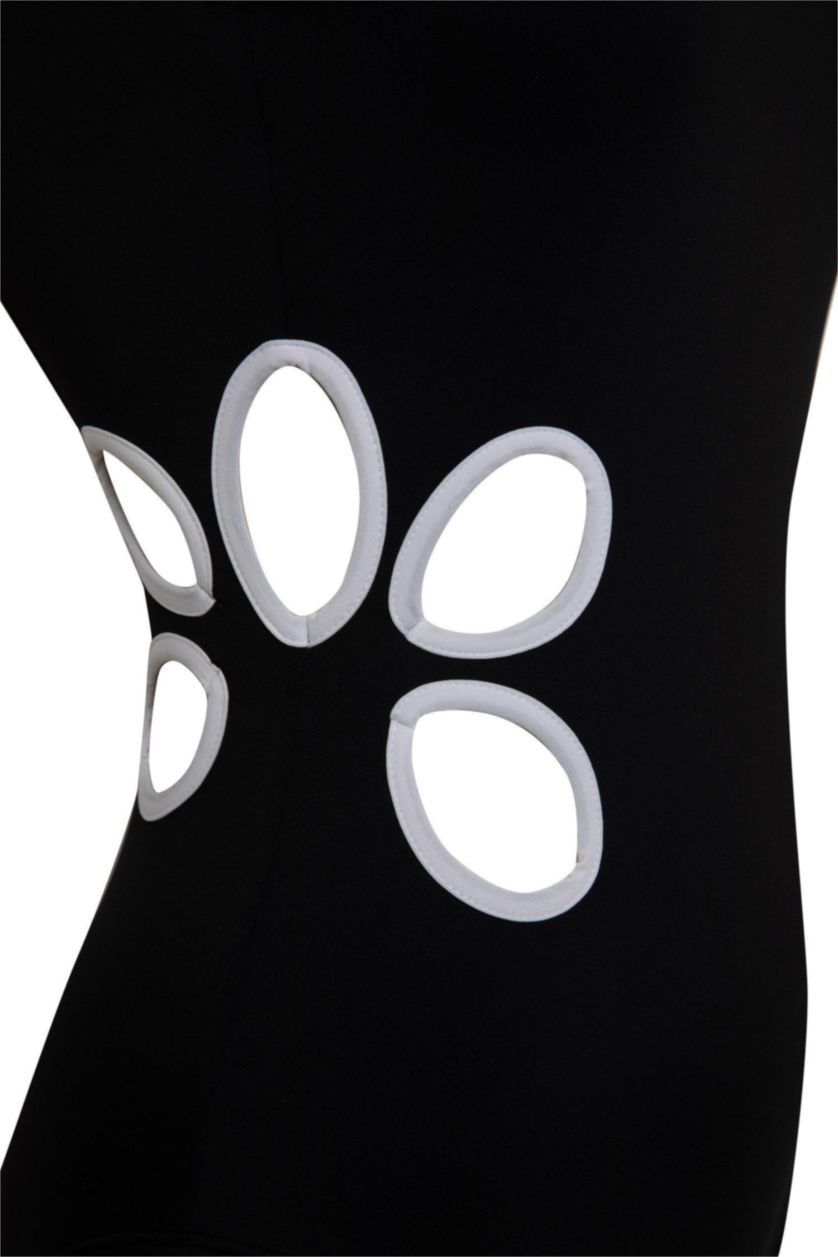 Kadın Siyah Regular Fit Mayo-Fall in Love