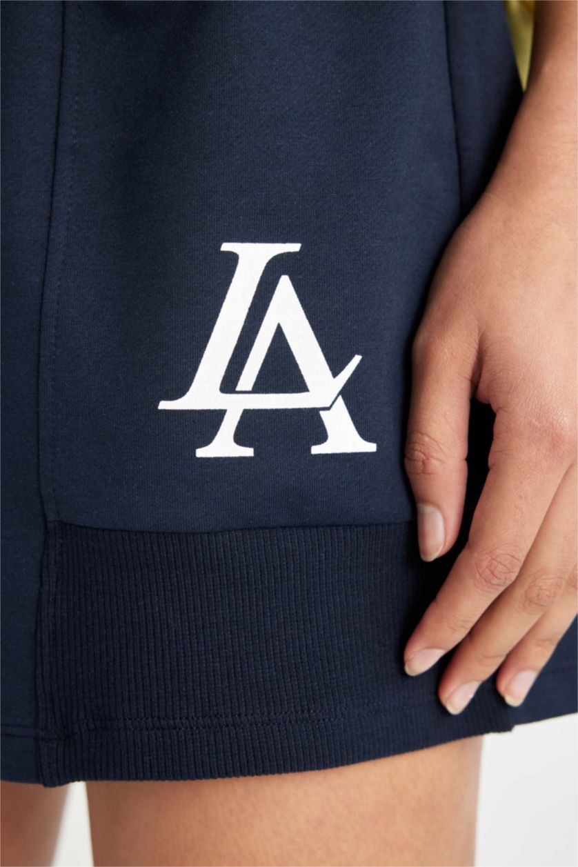 WOMAN NAVY DeFactoFit Short Leg Shorts