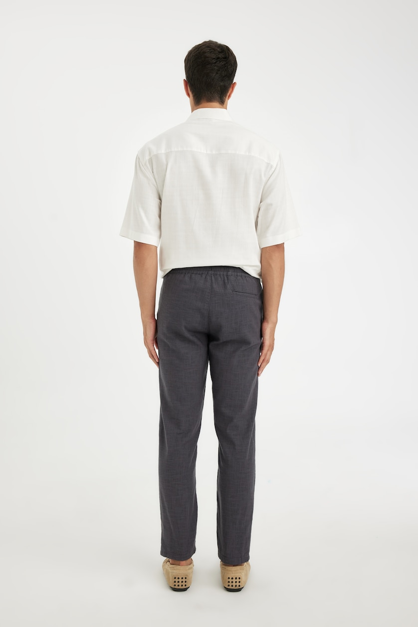 MAN Dark Grey Jogger Slim Fit Trousers