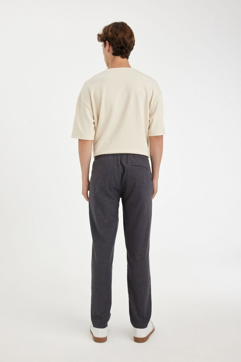 MAN Dark Grey Jogger Slim Fit Trousers