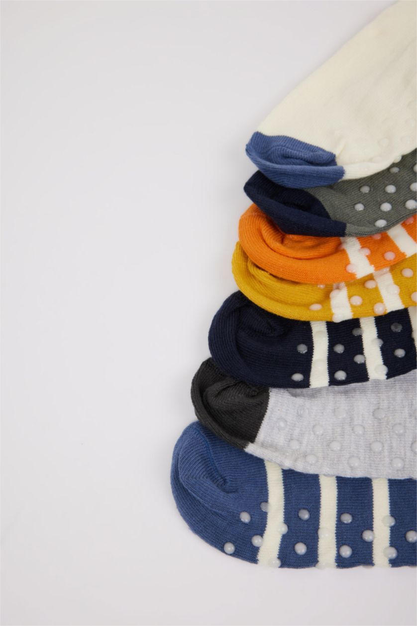 BÉBÉ GARÇON Karma Lot de 7 Chaussettes longues en coton semelles antidérapantes pour bébé garçon