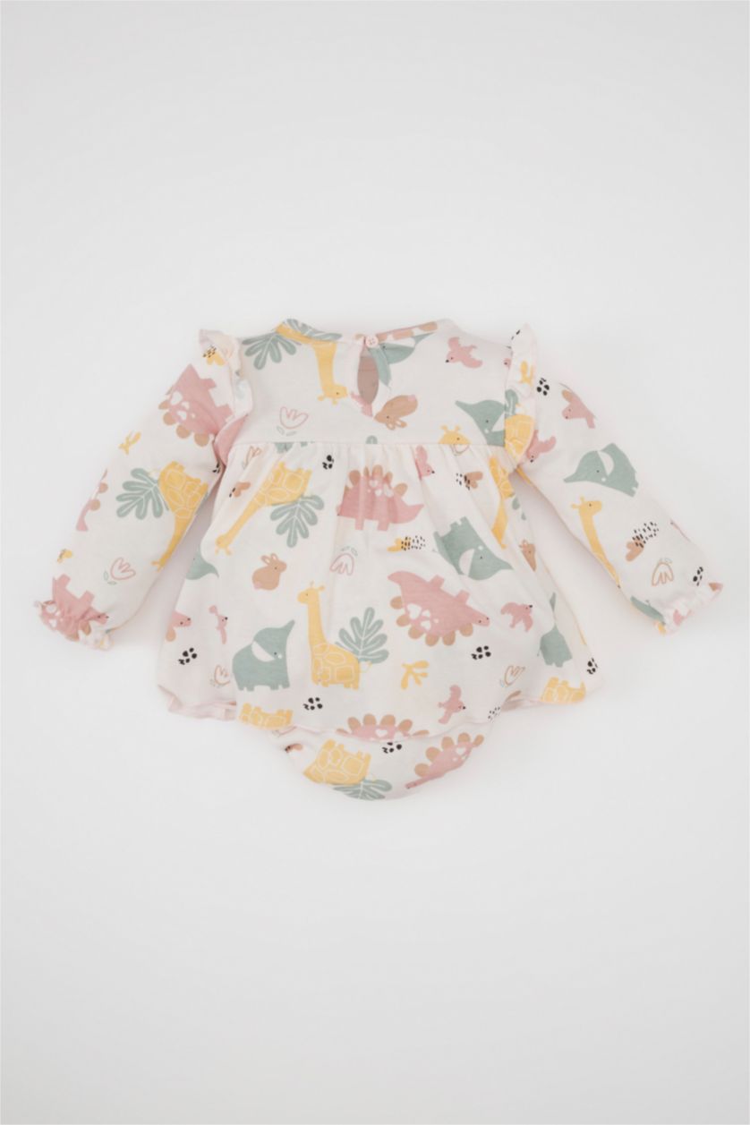 Малыши девочки Светло-розовый Комплект из 2-х вещей с длинным рукавом для малышей девочек