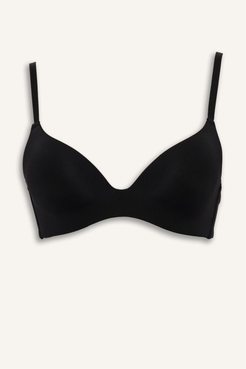 حريمي أسود حمالة صدر مبطنة بدون أسلاك