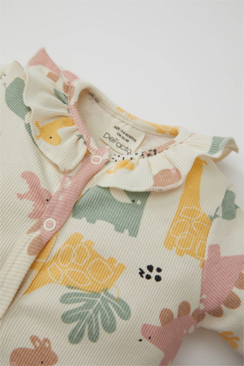 Малыши девочки Бежевый Комплект из 2-х вещей с длинным рукавом для малышей девочек