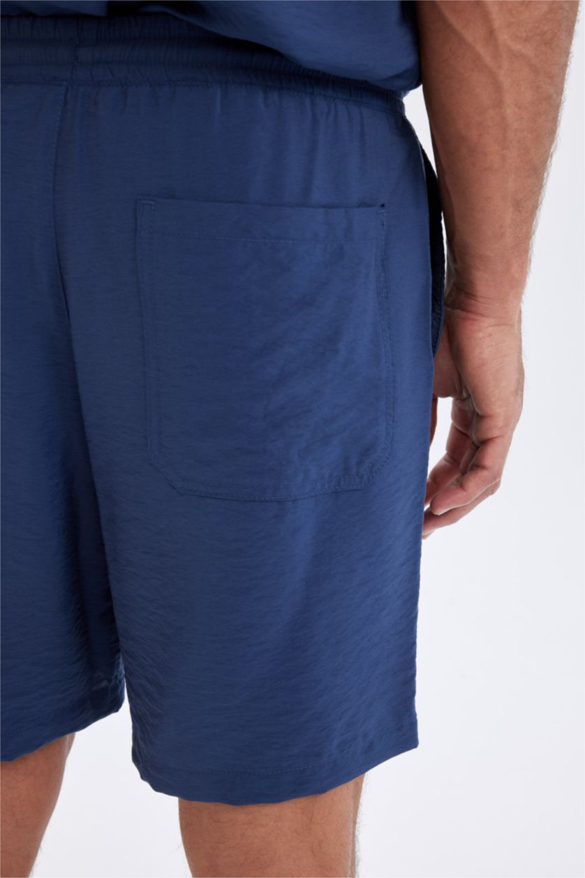 رجالي كحلي شورت ايروبين قصة مريحة