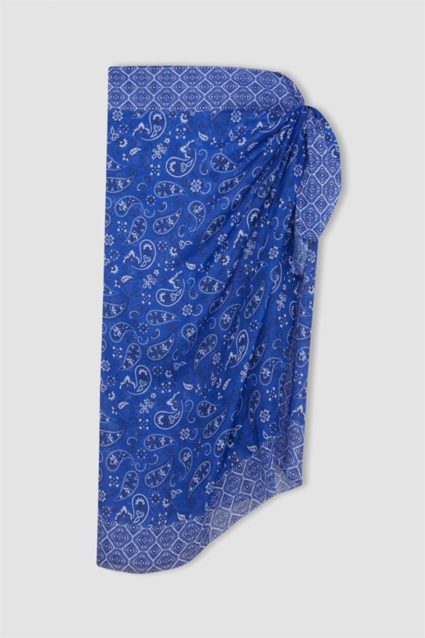 Kadın Saks Plaj Kıyafeti