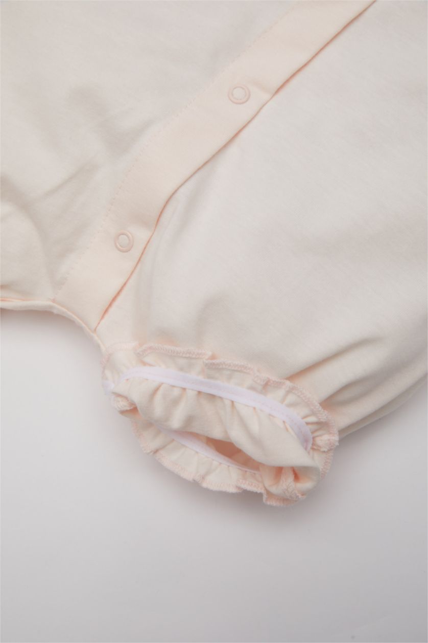 طفلة صغيرة زهري فاتح جمبسوت بيبي بناتي حديثي الولادة نص كم