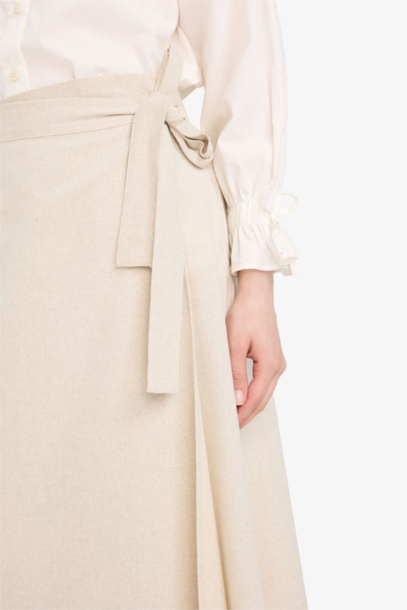 Kadın Bej Maxi Etek