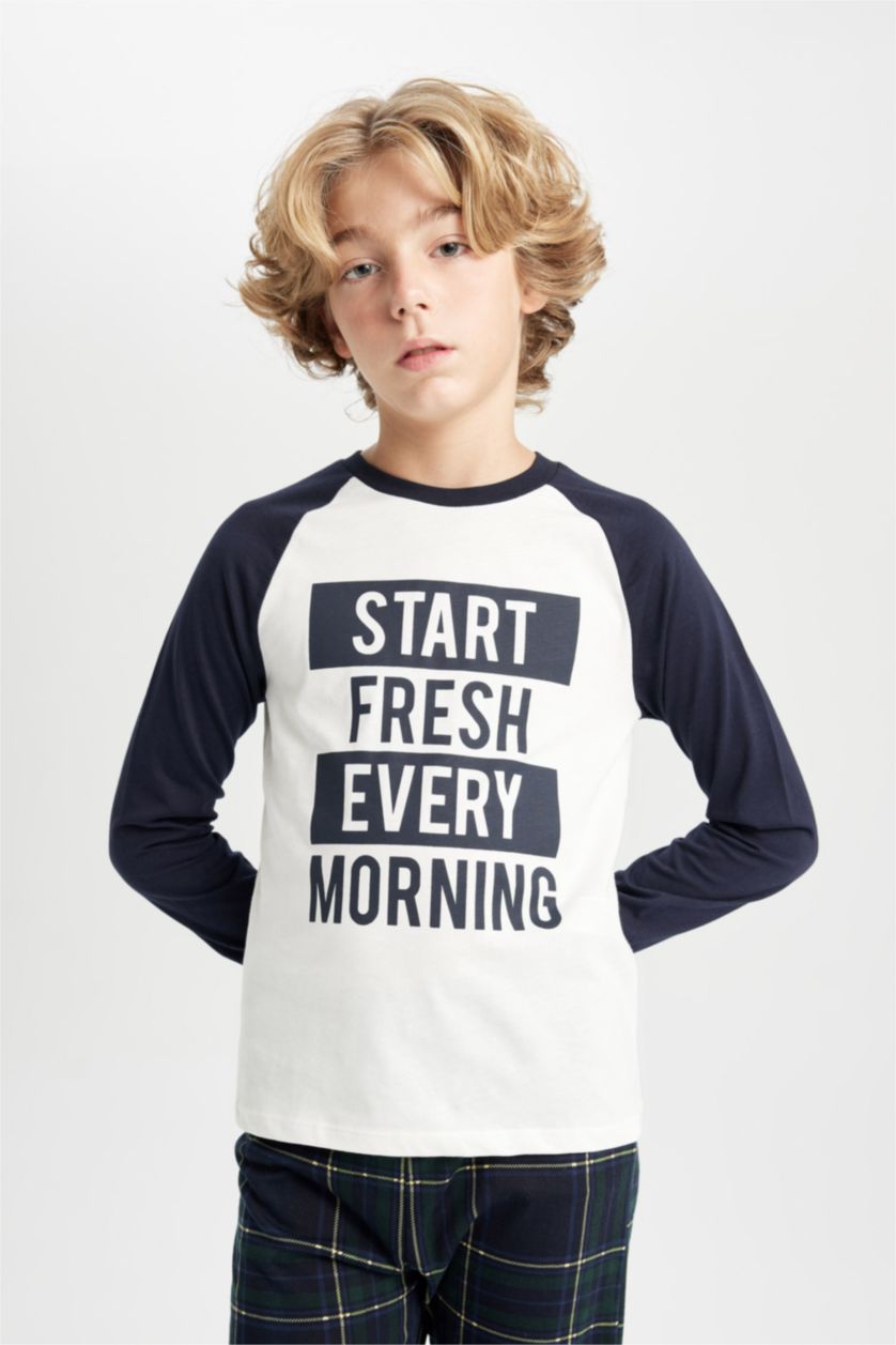 GARÇONS Blanc Pyjama imprimé pour Garçon