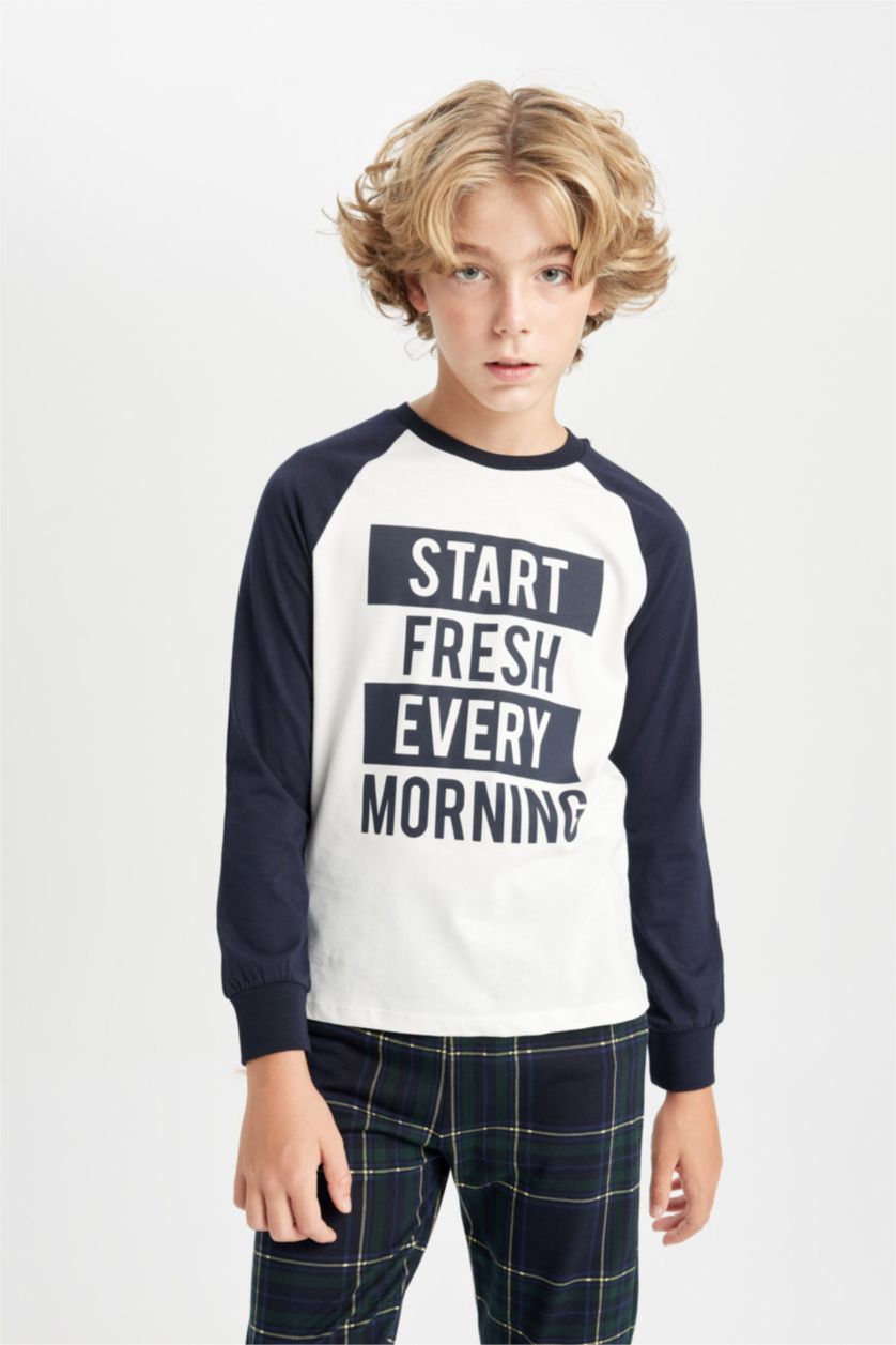 GARÇONS Blanc Pyjama imprimé pour Garçon