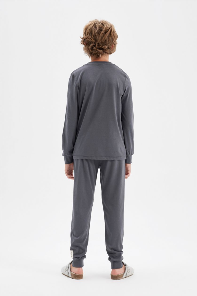 GARÇONS Anthracite Ensemble de Pyjama imprimé pour Garçon