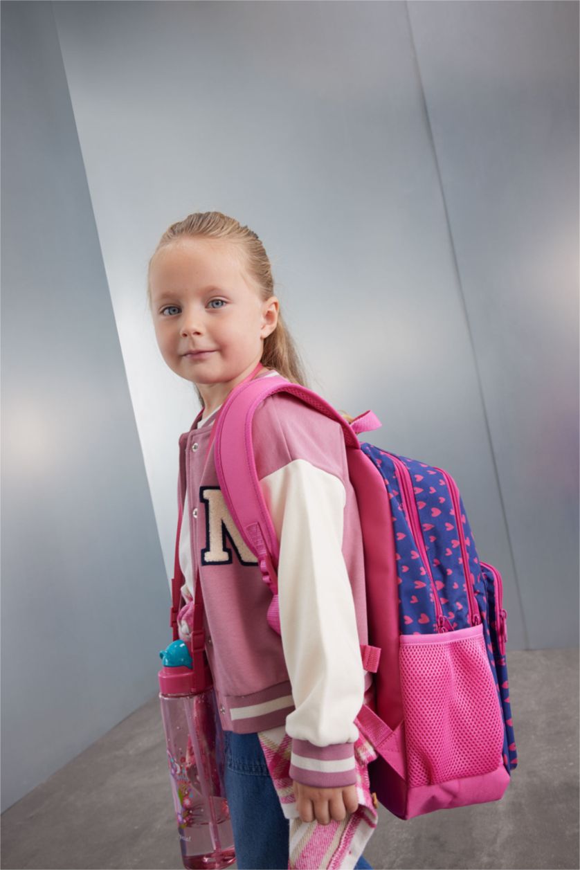 Kız Bebek Gülkurusu Kız Bebek Okul Kolej Yaka Nakışlı Çıtçıtlı Mevsimlik Hafif Bomber Ceket