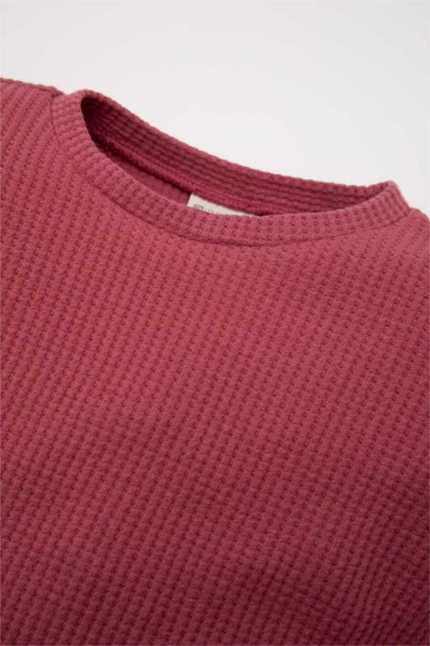 BABY GIRL Purple Baby Girl Floral T-Shirt Leggings 2 Piece Set