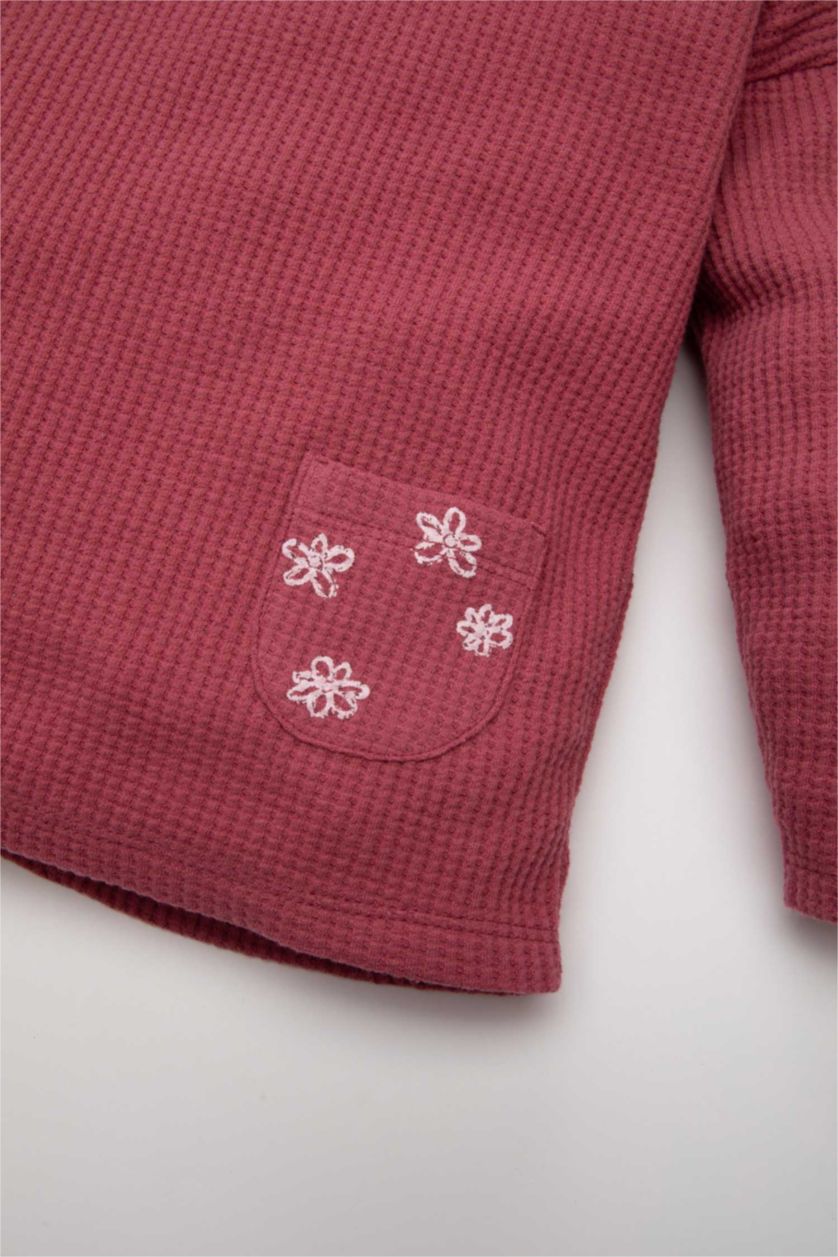 BABY GIRL Purple Baby Girl Floral T-Shirt Leggings 2 Piece Set