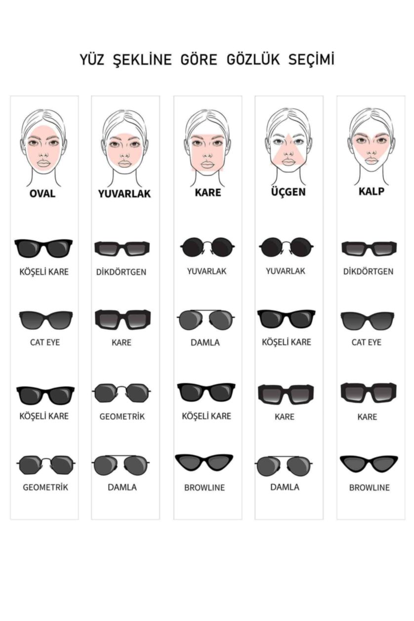 Kadın Koyu Kahve Kadın Leopar Desenli Dikdörtgen Güneş Gözlüğü