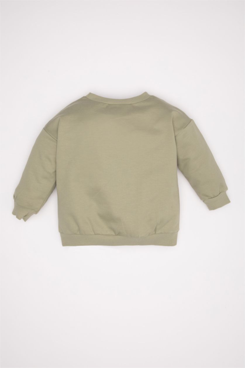 BABY BOY Light Khaki Baby Boy Disney Lion King Crew Neck Sweatshirt