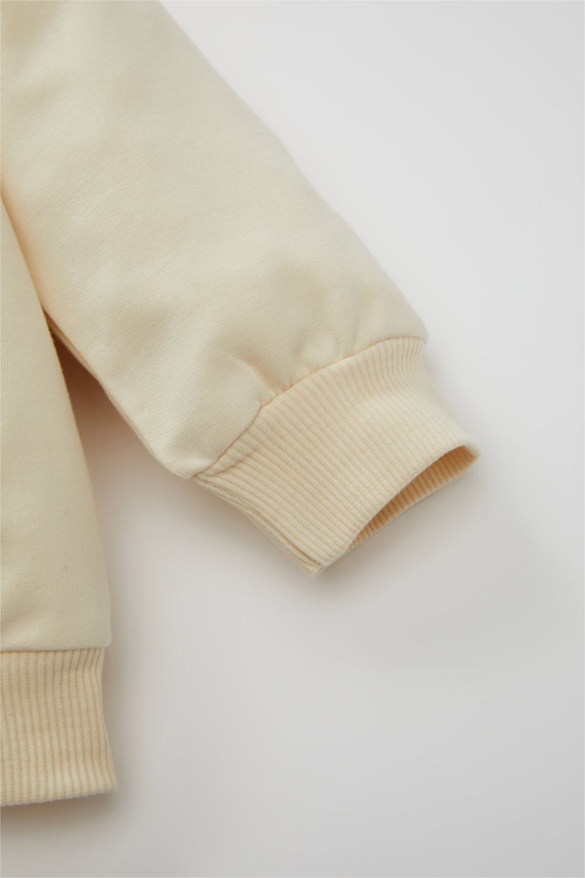 طفل صغير حجري فاتح سويت شيرت بيبي اولادي قصة عادية حجري