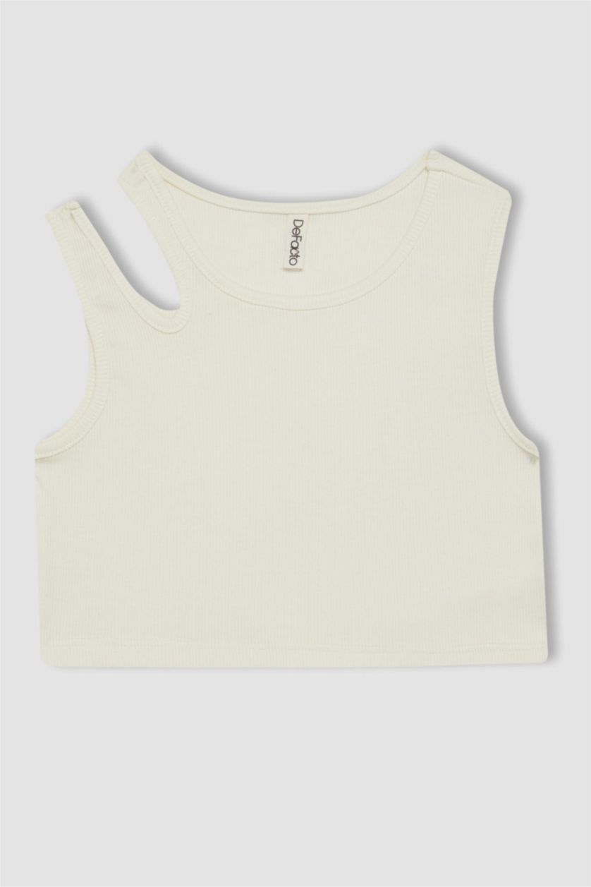 Girls & Teens Ecru Girl T-Shirt Skirt 2 Piece Set