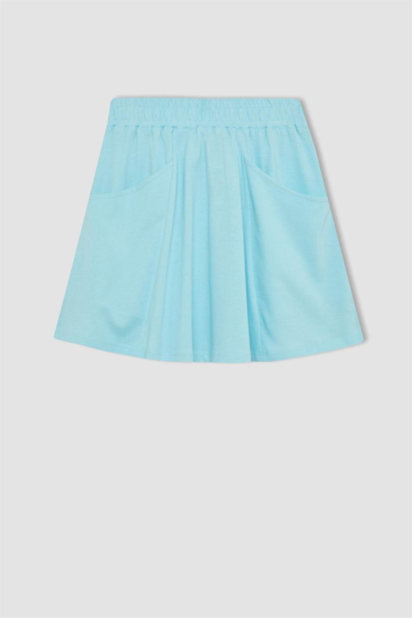 Girls & Teens Ecru Girl T-Shirt Skirt 2 Piece Set