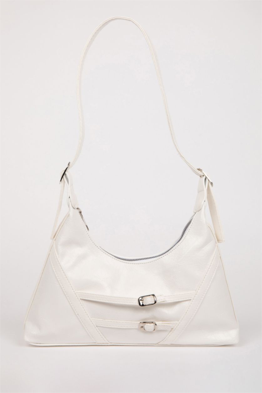 Женщины Белый Женская сумка через плечо из искусственной кожи