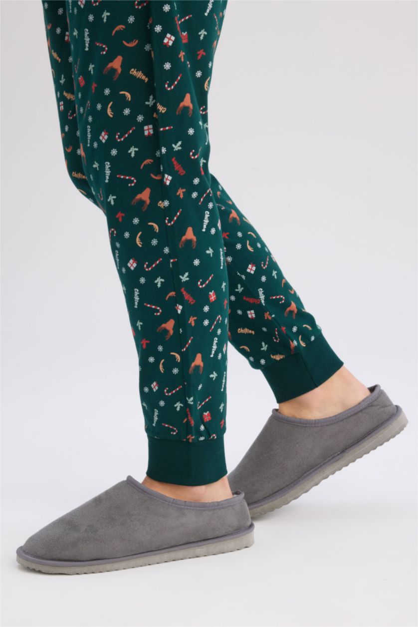 رجال رمادي بانطوفة للرجال بكعب مسطح