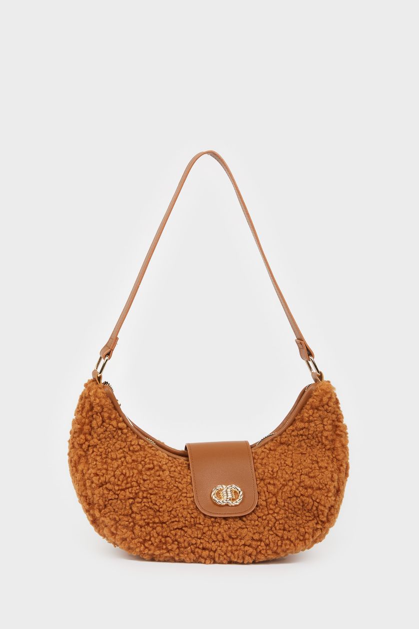 Kadın Taba Kadın Suni Deri Pelüş Omuz Çantası