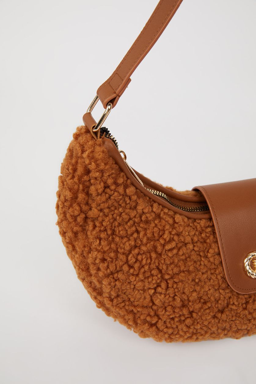 Kadın Taba Kadın Suni Deri Pelüş Omuz Çantası