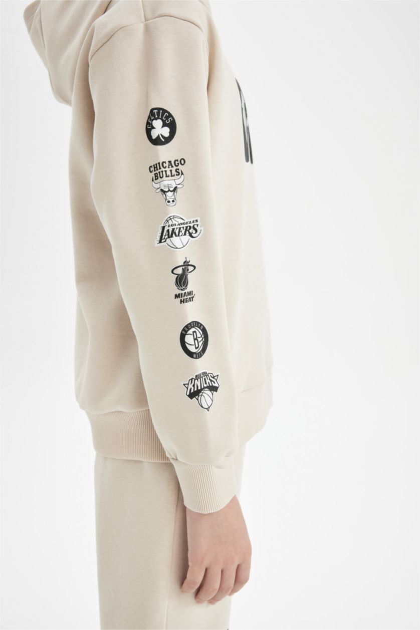 Erkek Çocuk - Genç Erkek Taş NBA Current Teams Bisiklet Yaka Sweatshirt Erkek Çocuk