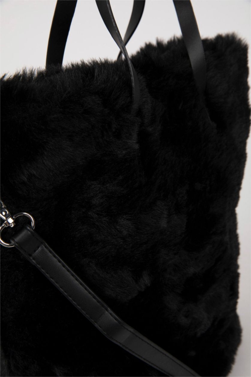 نساء أسود جنطة يد قطيفة