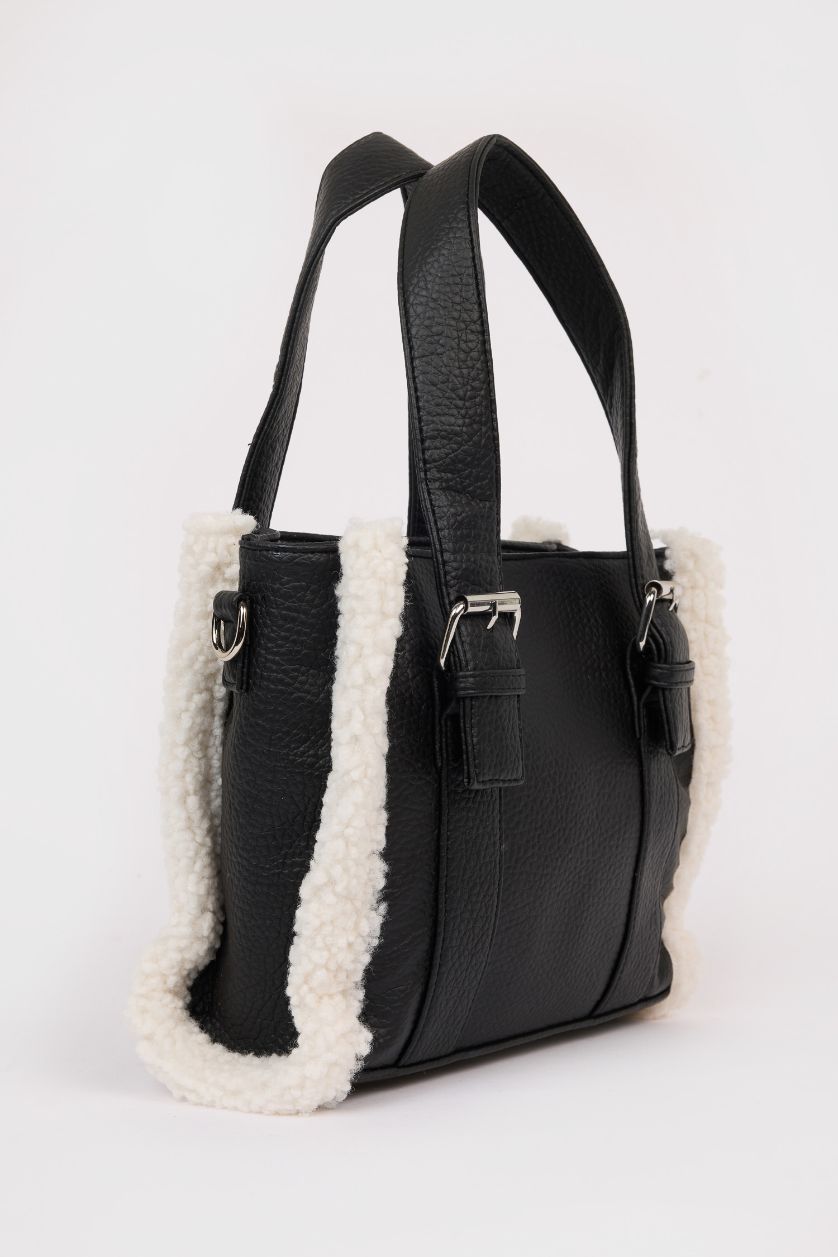 Kadın Siyah Kadın Suni Deri Omuz Çantası