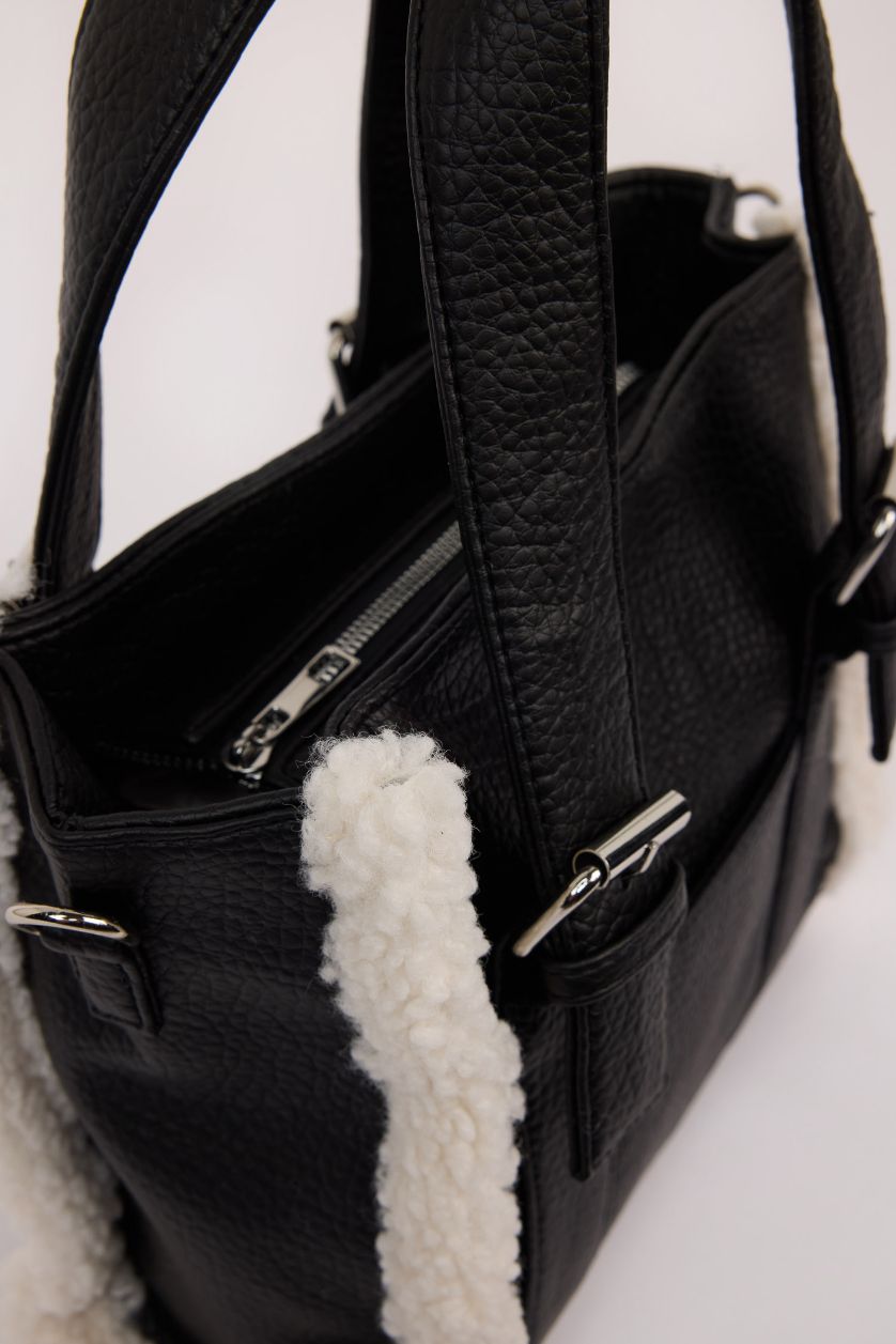 Kadın Siyah Kadın Suni Deri Omuz Çantası