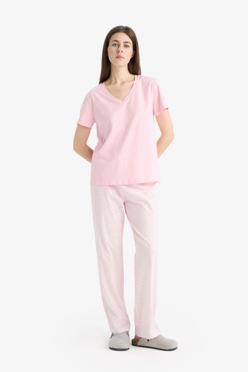 نساء زهري فاتح 2 piece Set