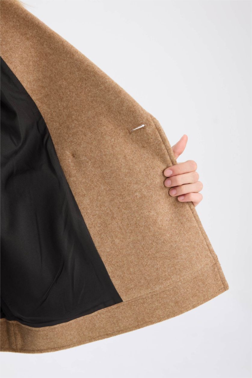 نساء جملي جاكيت جوخ قصير قصة عادية