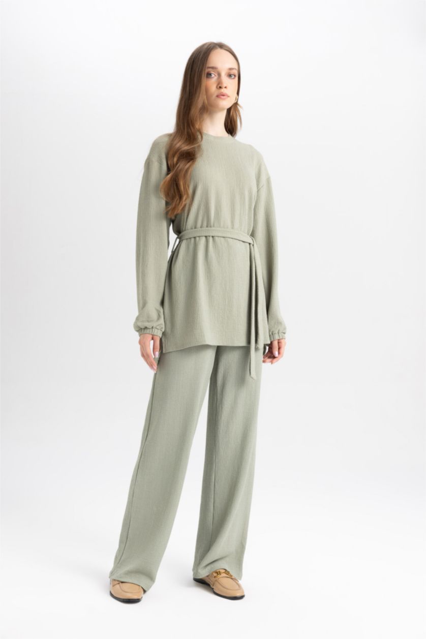 WOMAN Mint Wide Leg Trousers