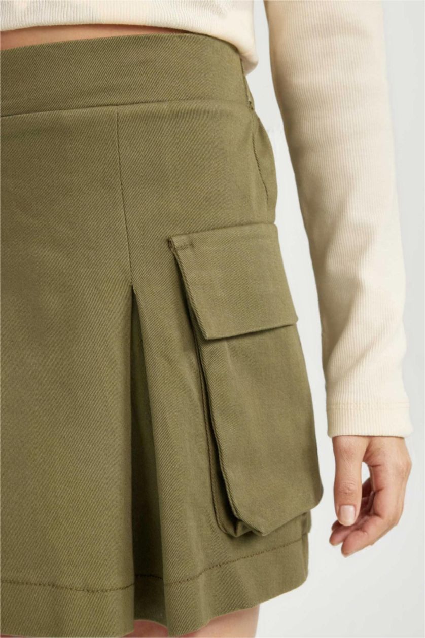 بناتي كاكي جيبة بناتي جبردين بليسيه