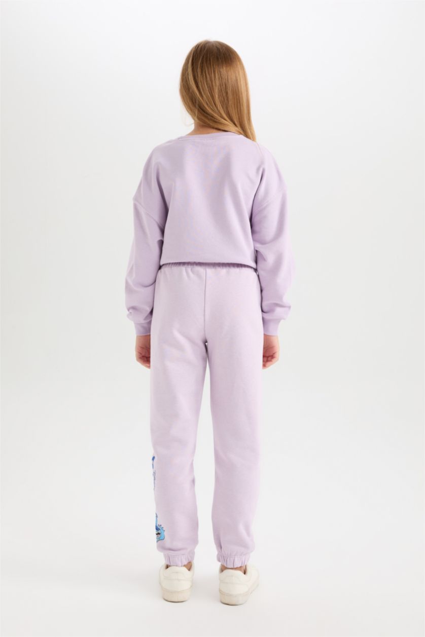 Девочки и подростки Сиреневый Джоггеры Disney Lilo & Stitch стандартного кроя для девочек