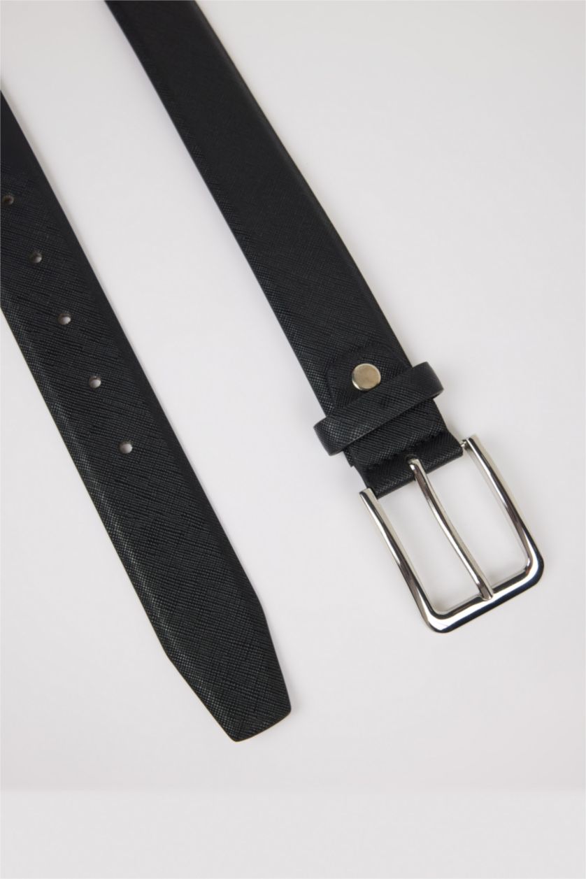 MAN Black Man Faux Leather