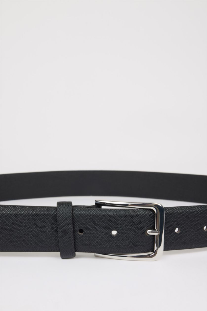 MAN Black Man Faux Leather