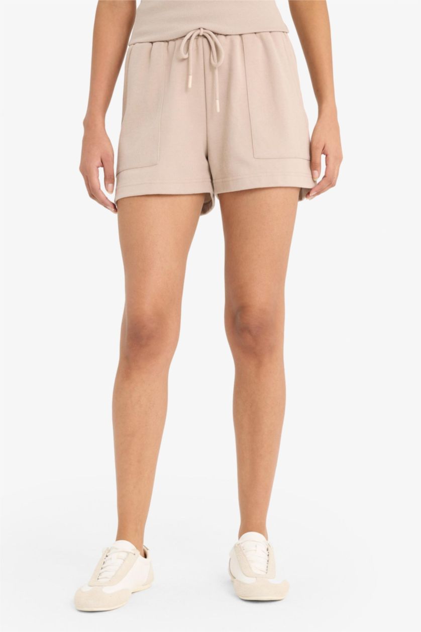 Woman Stone Regular Fit Basic Bermuda