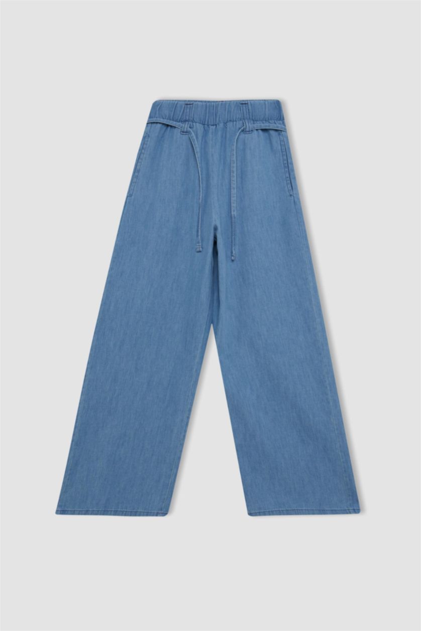 Girls & Teens Blue Girl Wide Leg Wide Leg Jeans