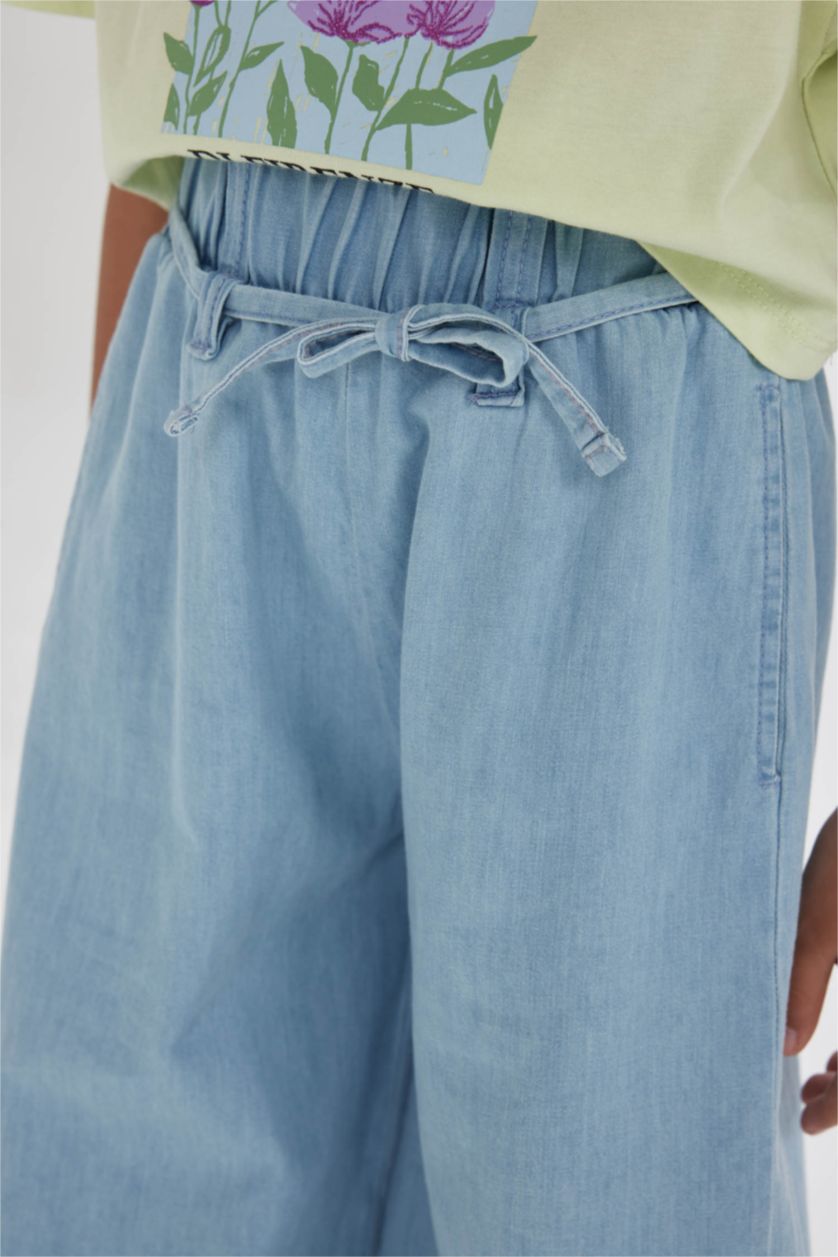 Girls & Teens Light Blue Girl Wide Leg Jeans
