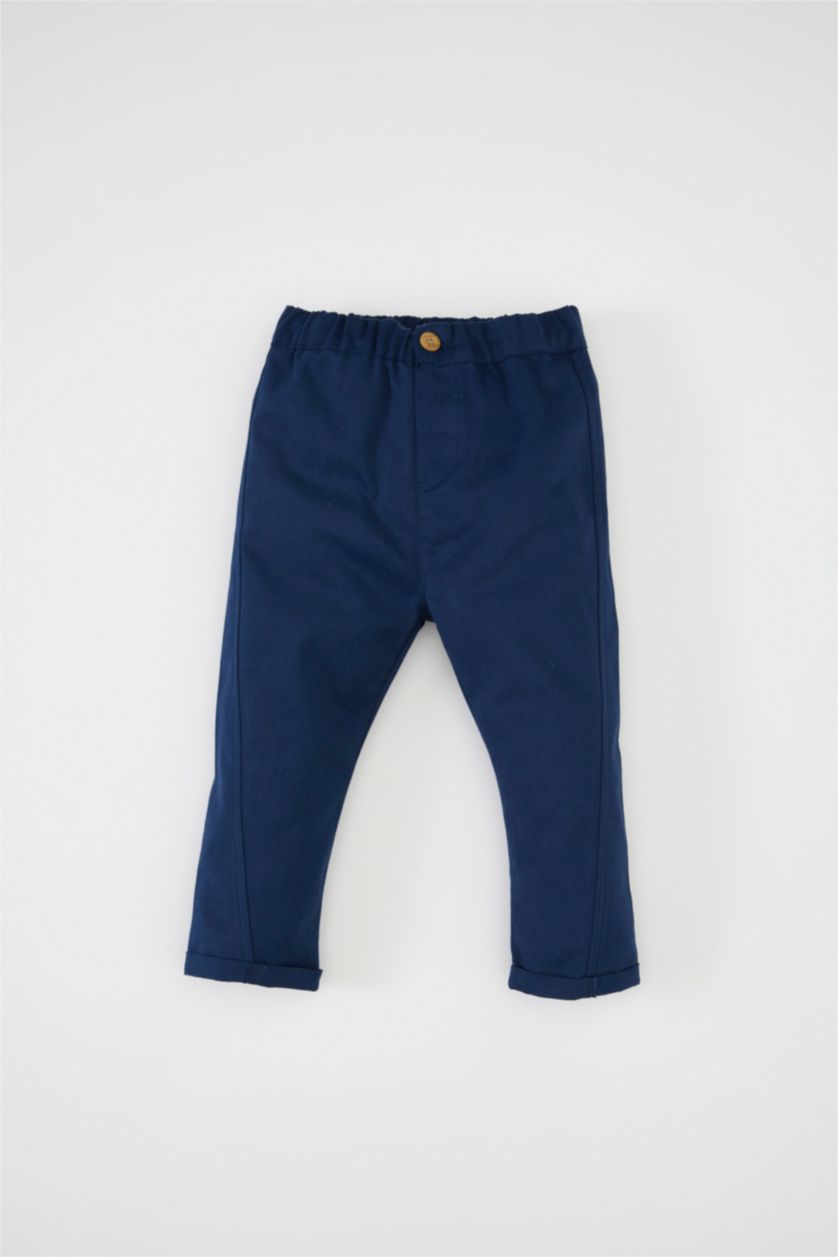 BABY BOY Ecru Baby Boy Muslin Shirt Trousers 2 Piece Set