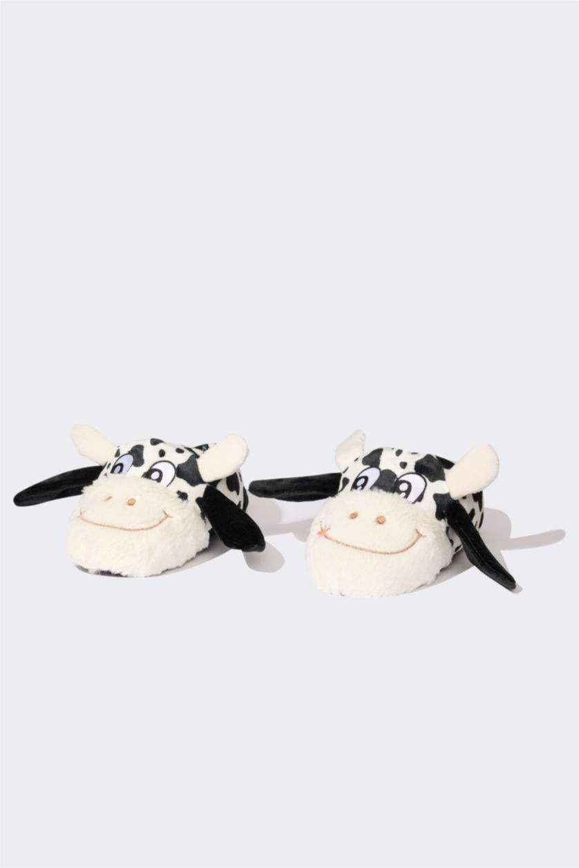 FEMME Noir Pantoufles à semelle plate pour femme