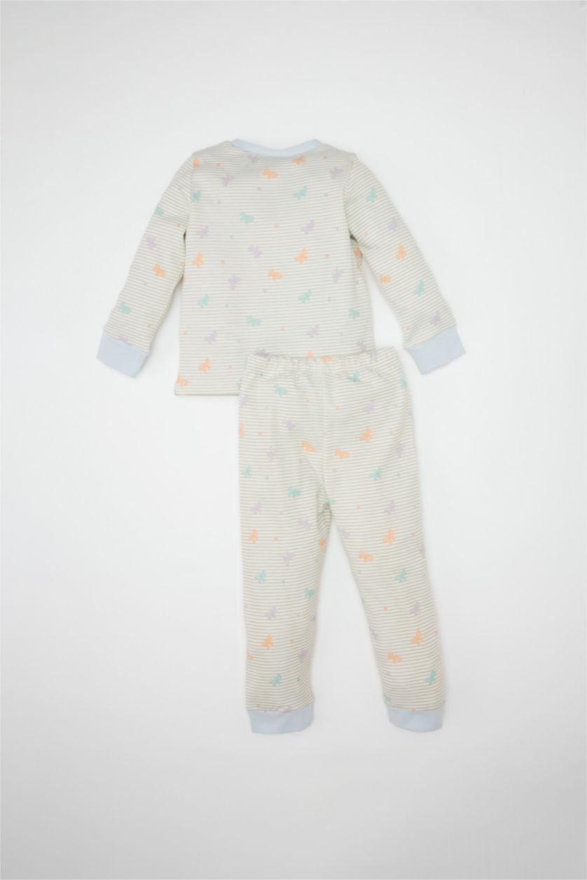 BÉBÉ FILLE Écru Ensemble de Pyjama à motif Papillon pour BéBé Fille