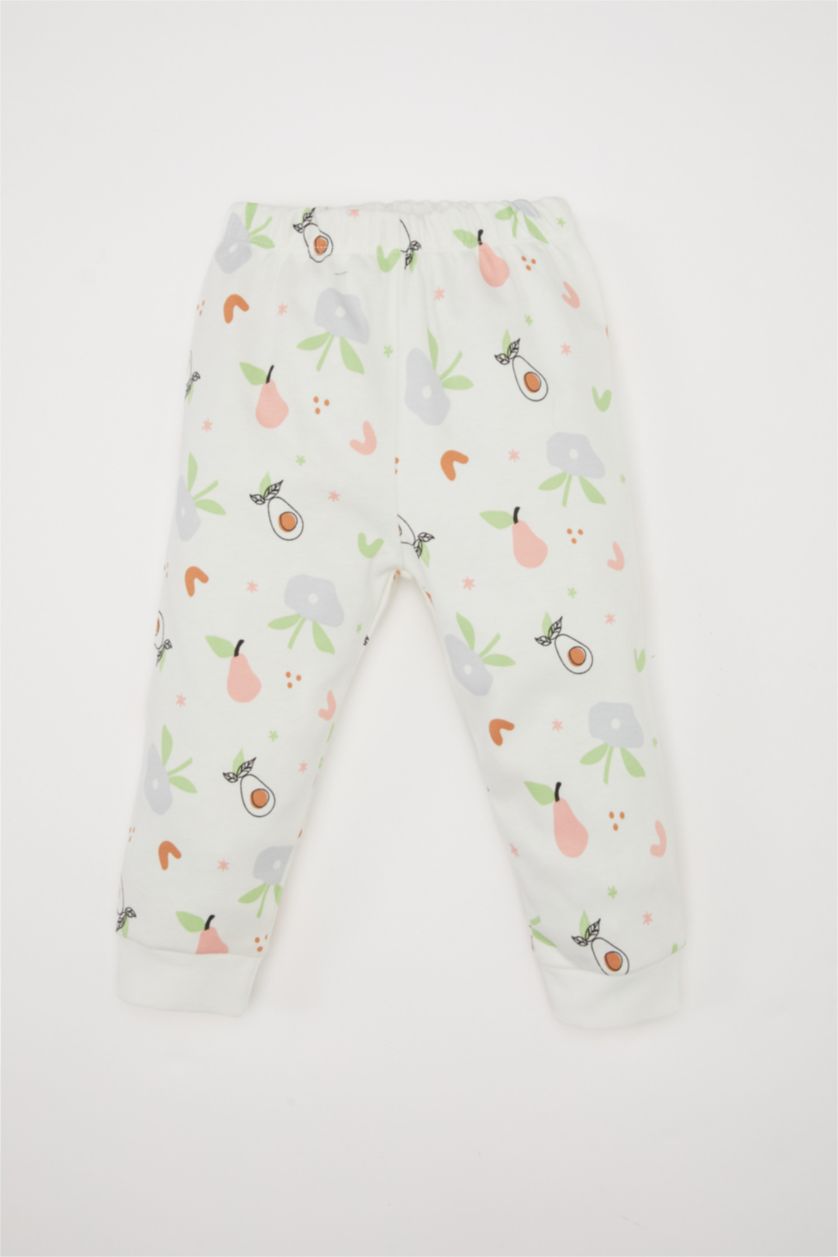 BÉBÉ FILLE Écru Ensemble de Pyjama à motif Fruit pour BéBé Fille