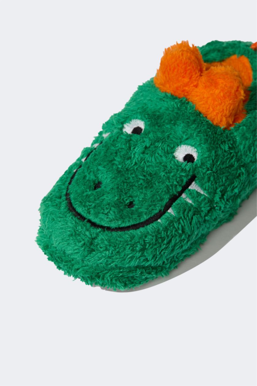 أولاد رمادي شبشب بيت ولادي بكعب مسطح