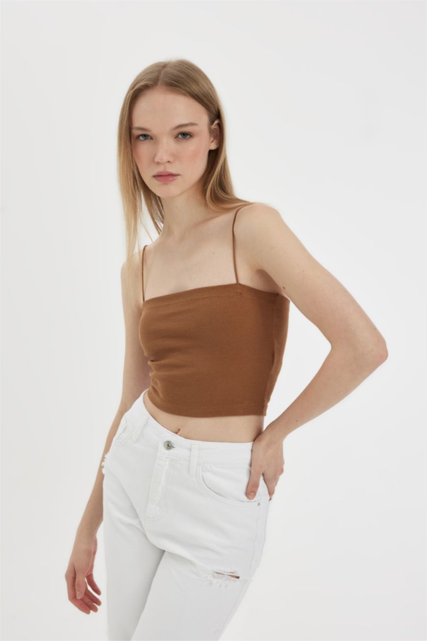 FEMME Blanc Lot de 2 Crop tops basiques